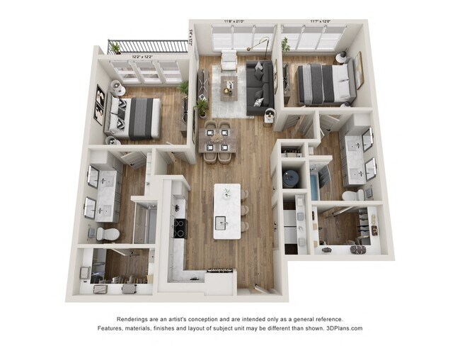 Floorplan - Meridian Cary