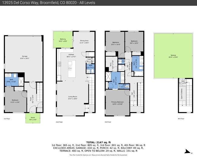 Building Photo - $3,330.95 with $300 off the first month's Rent - 4 Bedrooms, 3.5 Bathrooms, Townhouse in Broomfie...