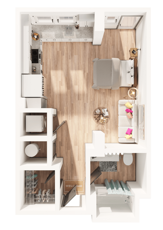 Floorplan - Arapahoe Square Apartments