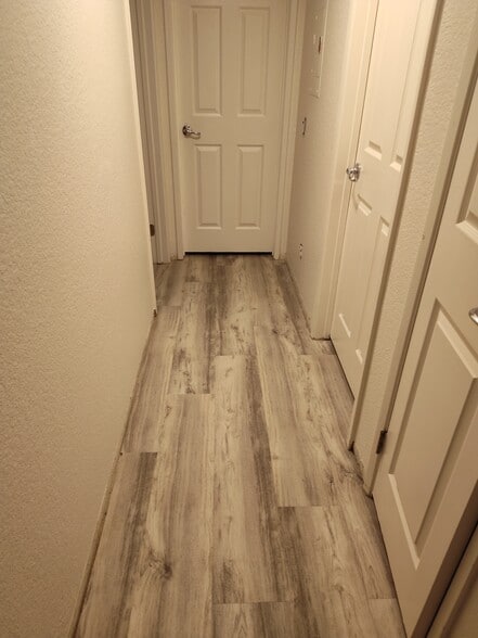 New plank vinyl flooring for easy cleanup and low allergen environment - 1365 Crafton Ave