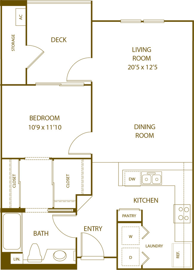 Floorplan - The Promenade Rio Vista Apartments