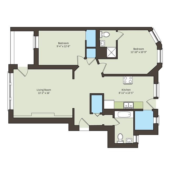 Floorplan - 5335-5345 S. Kimbark Avenue