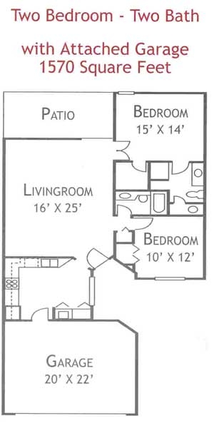 2BR/2BA - Grand Villa Apartments