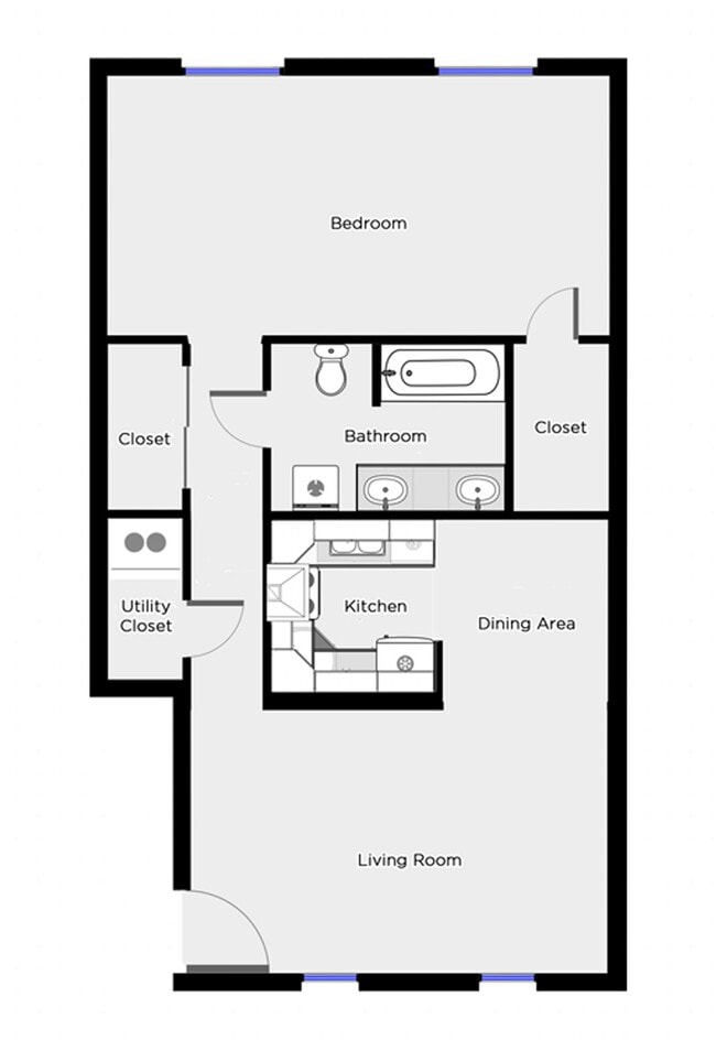 Floorplan - Club View Apartments