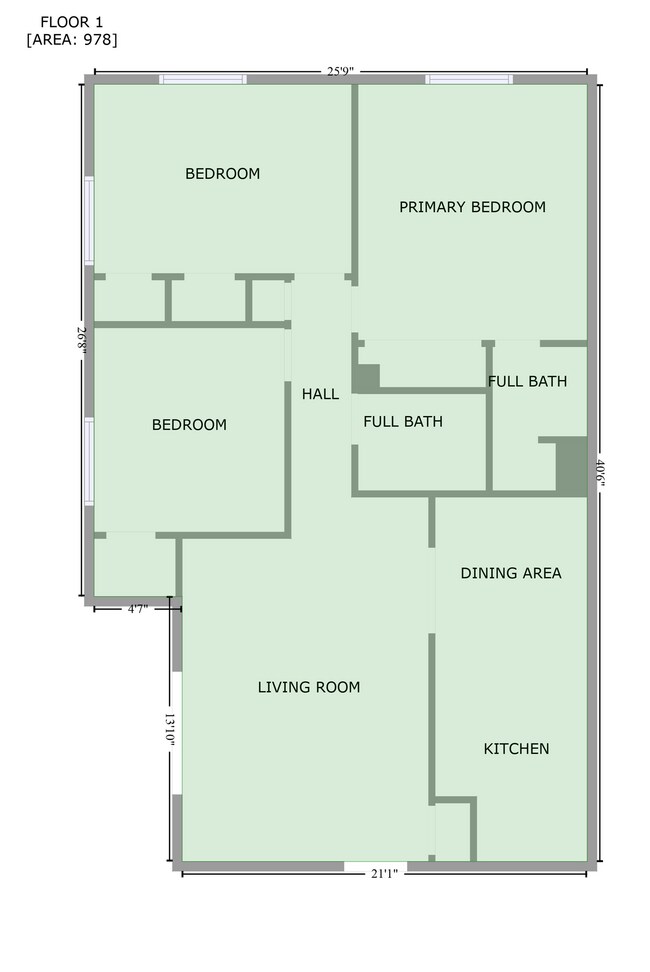 Floorplan - Donovan Place Apartments