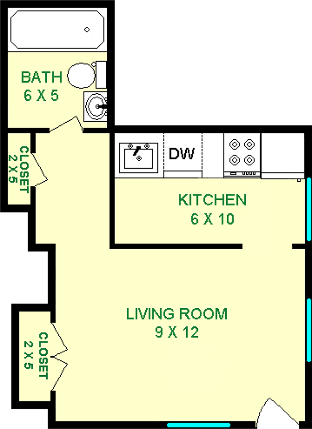 Azalea Studio Floorplan - Nevilletree