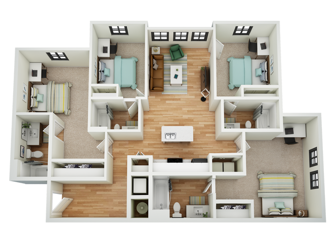 D2 Premium | 4-Bedroom - Philo Starkville