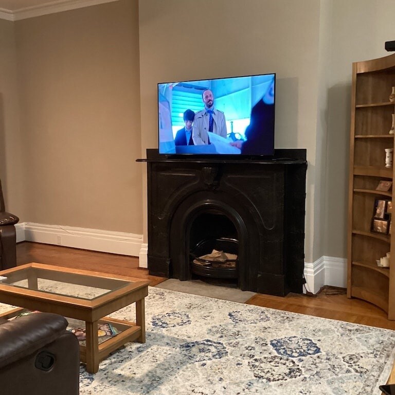 Large screen TV - 391 S Main St