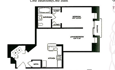 1BR/1BA - Mayfair