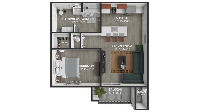 Floorplan - Residences at Dry Cedar Creek