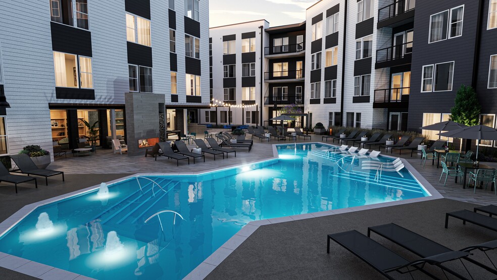 Elan LoSo Apartments- Pool & Entertainment Deck - Elan LoSo