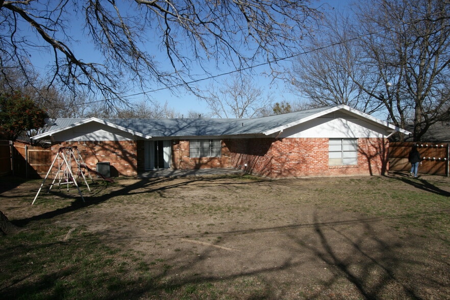 Rear of house with Patio - 2604 Mears Dr