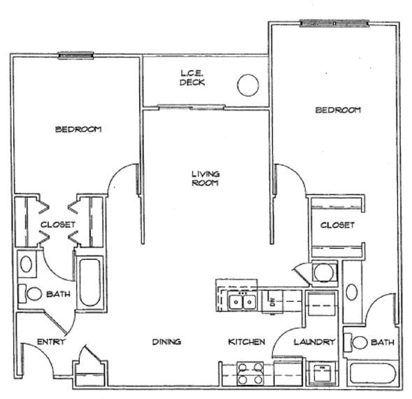 Floorplan - 1074 Peachtree Walk NE