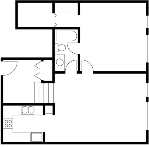 Floorplan - Ellis Court Apartments