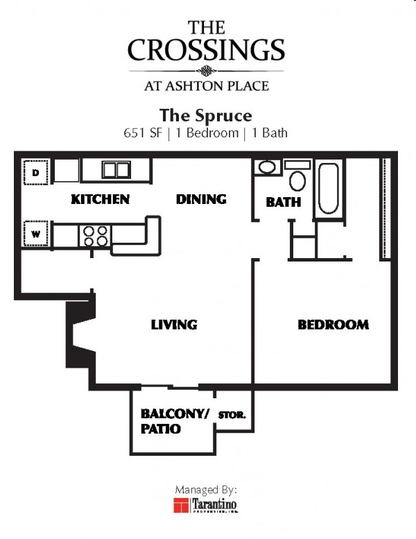 The Spruce - The Crossings at Ashton Place Apartments