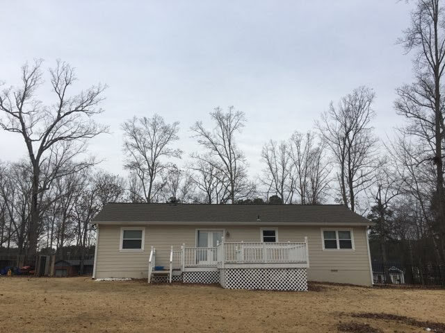 Back view of home and deck. - 850 Winfield Ct