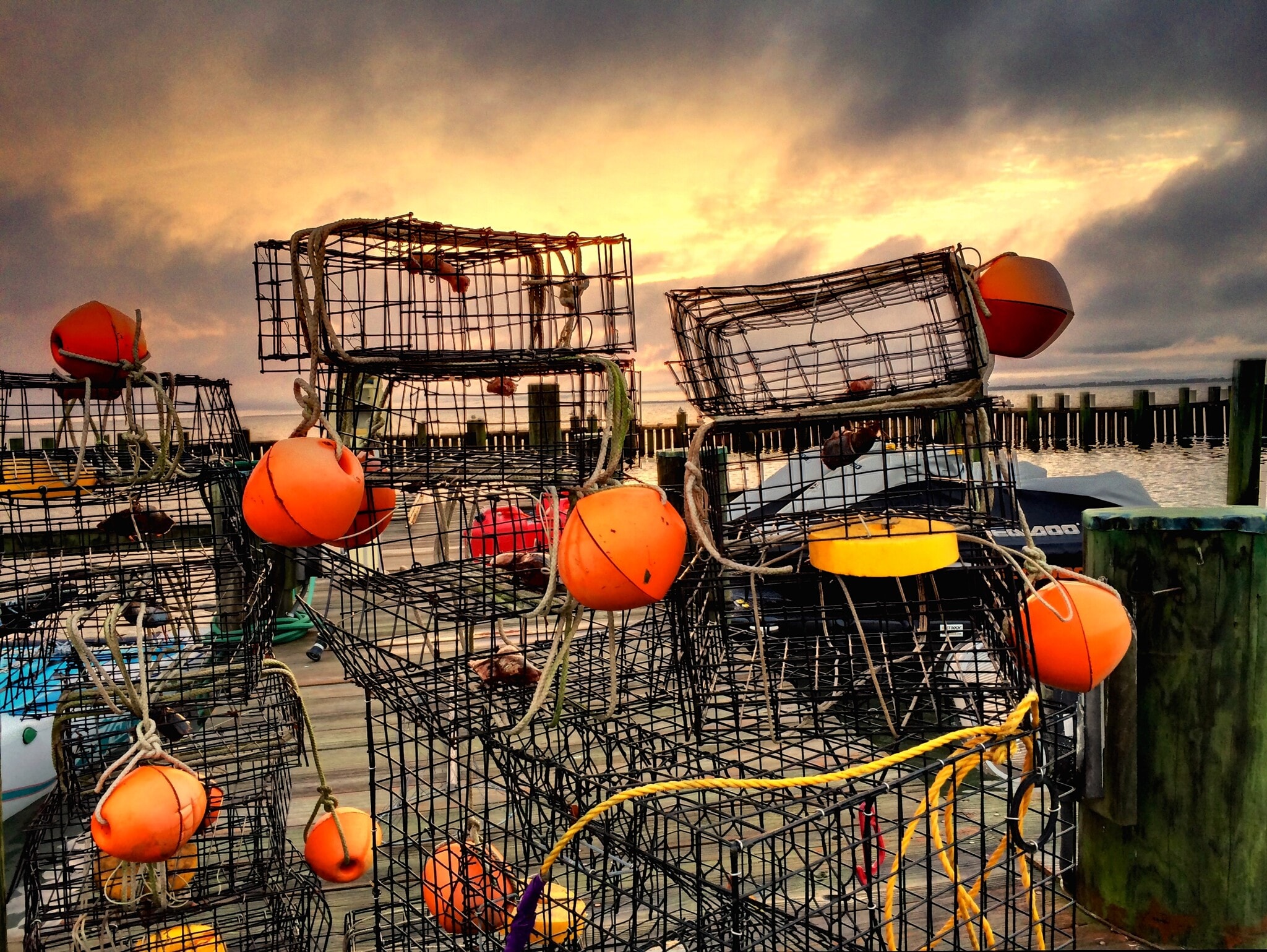 crabbing off the pier - 1301 Rogers Rd
