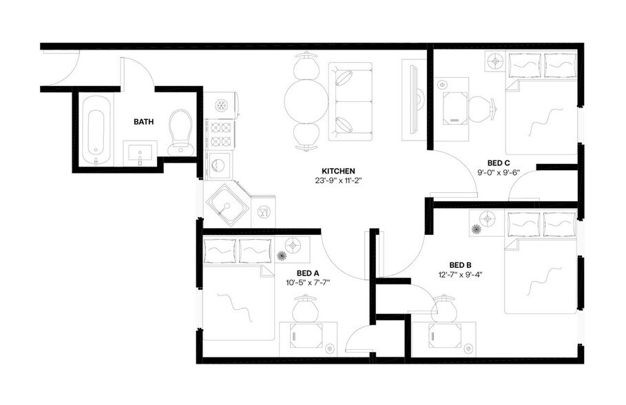 Building Photo - Room in Shared 3 bed/1 bath home