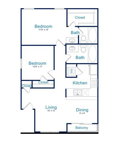 2BR/2BA - Ascent at Medical