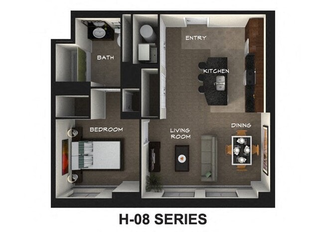 Floorplan - The Residences At Hanna