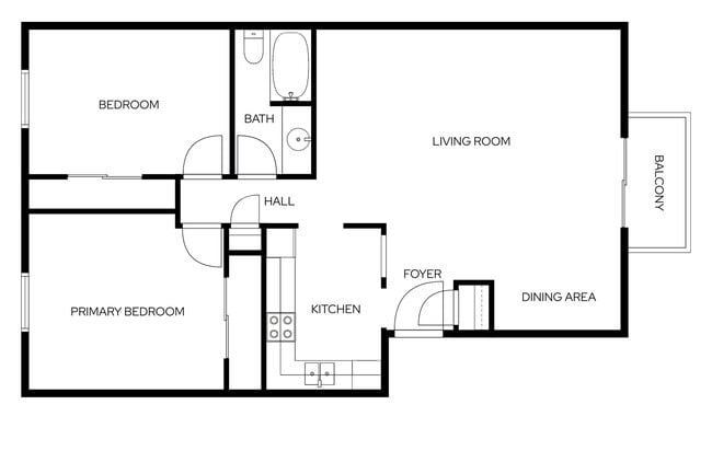 Floorplan - East Towne Apartments
