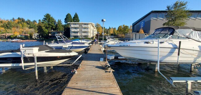 Dock and Condo from Lake - 5021 Ripley Ln N