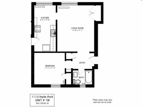1BR/1BA - 1101 E. Hyde Park Boulevard