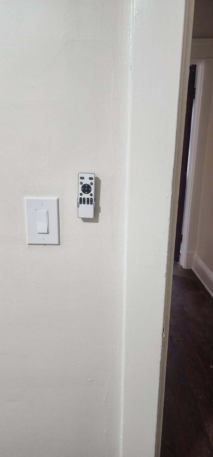 ceiling fan controls - 2041 Elbur Ave