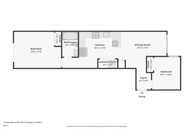 Building Photo - Modern 2-Bedroom with In-Unit W/D on Georg...