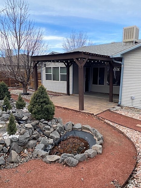 Back Patio - 222 Narrow Leaf Dr