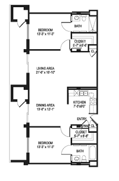 2BR/2BA Suite - Immanuel Village