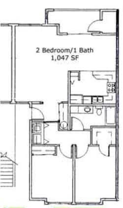 2BR/1BA - Fountain Valley Apartments