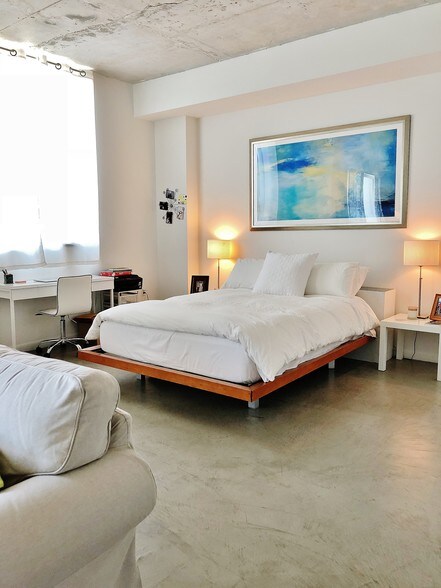 Open living concept with large bedroom area - 234 NE 3rd St