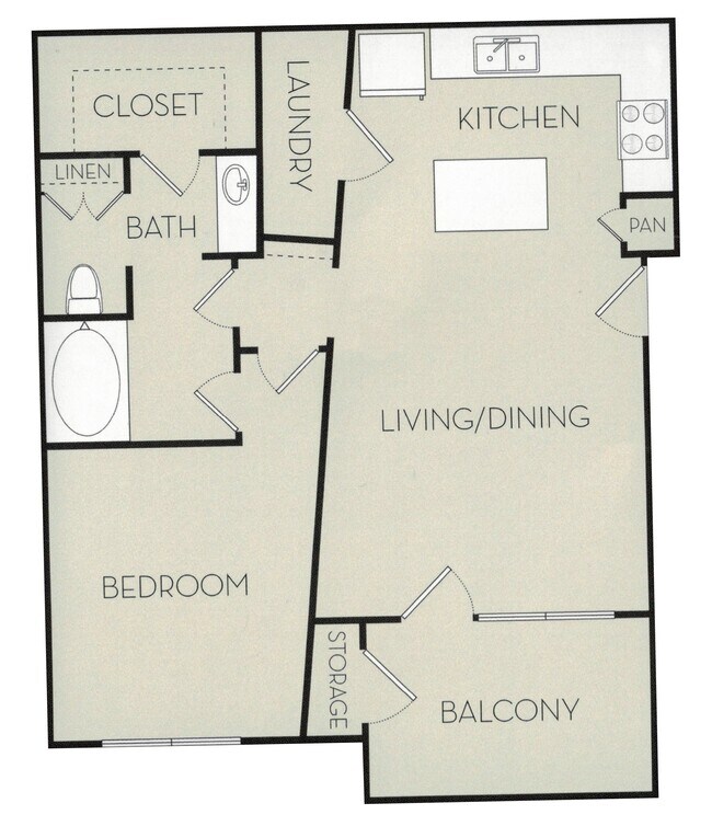 Floorplan - Pavilion Apartments at Inwood Village