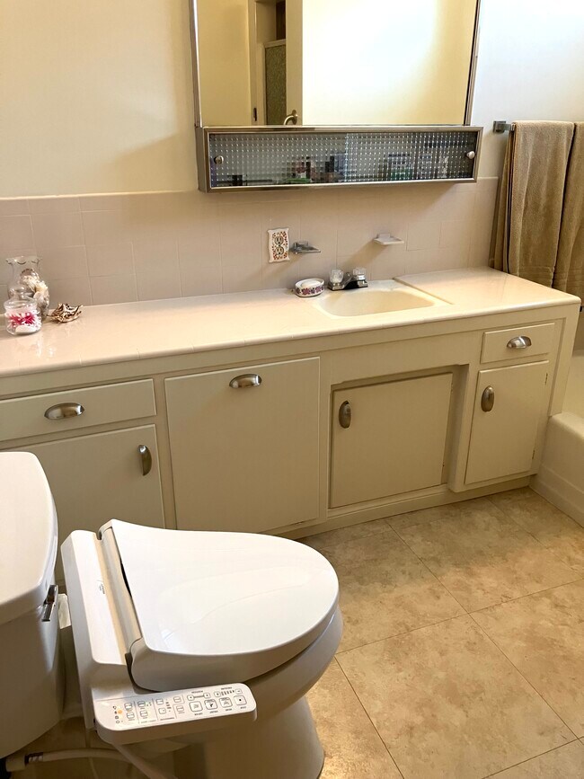 Large bathroom includes linens, toiletries, hairdryer. - 731 Oro Ter
