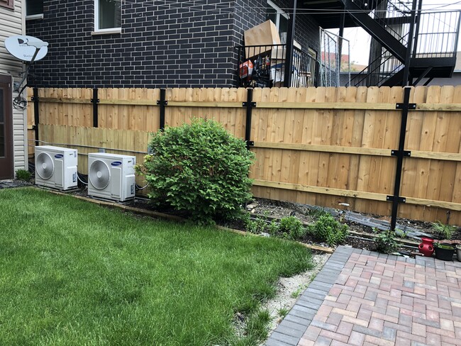 Fenced patio area - 2415 W Cortland St