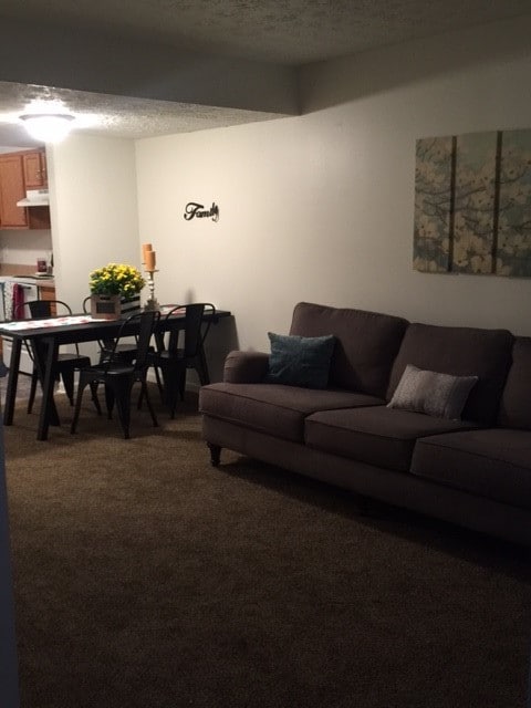 Living room & Dining space from front door - 1224 IN-144