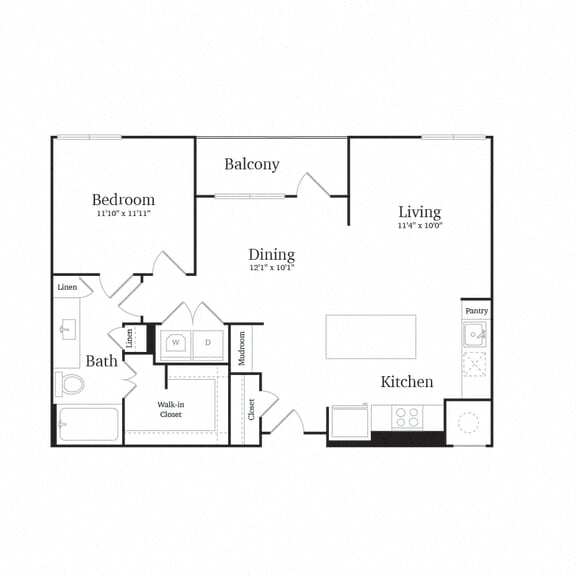 Floorplan - Vance at Bishop Union