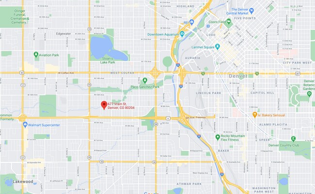 Villa Park Location - 677 Vrain St