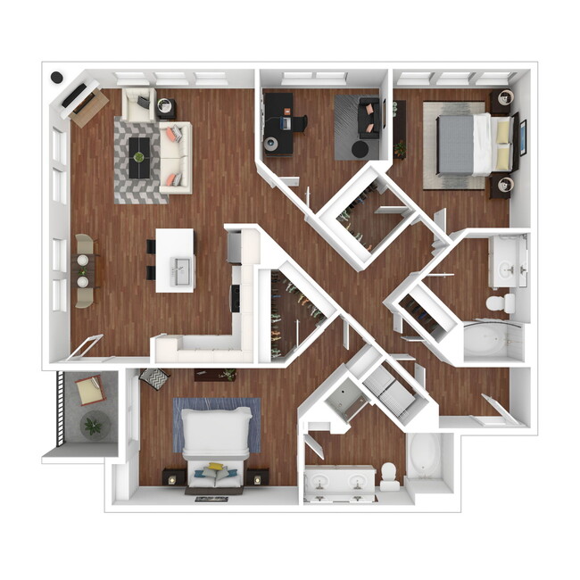 Floorplan - 7166 at Belmar