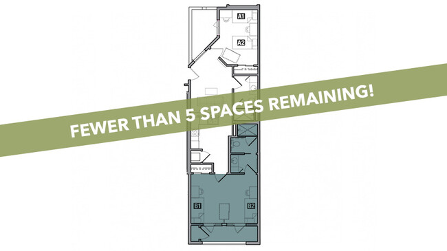 2x2 A Double Balcony - Fewer Than 5 Spaces Remaining! - Student | Icon