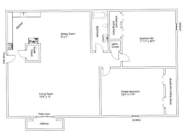 2BR/1BA - Crestline Villa Apartments