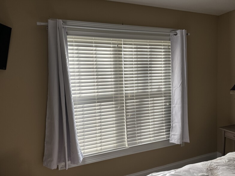 Blackout shades in each bedroom. - 600 Mitchell Bridge Rd