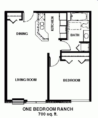1BR/1BA - Gateway Terrace