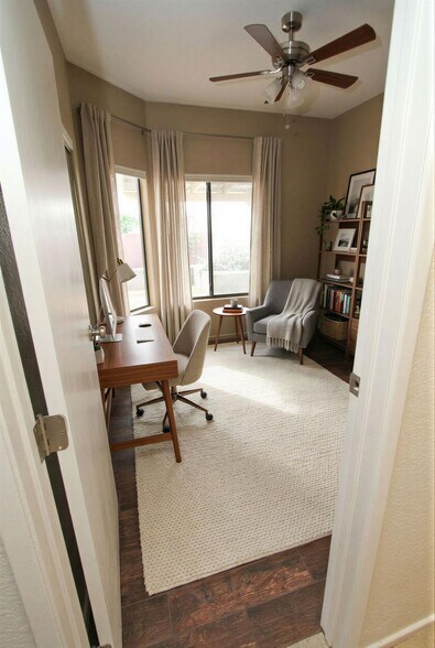 Bedroom 2 - staged as office - 5557 N Mica Mountain Dr