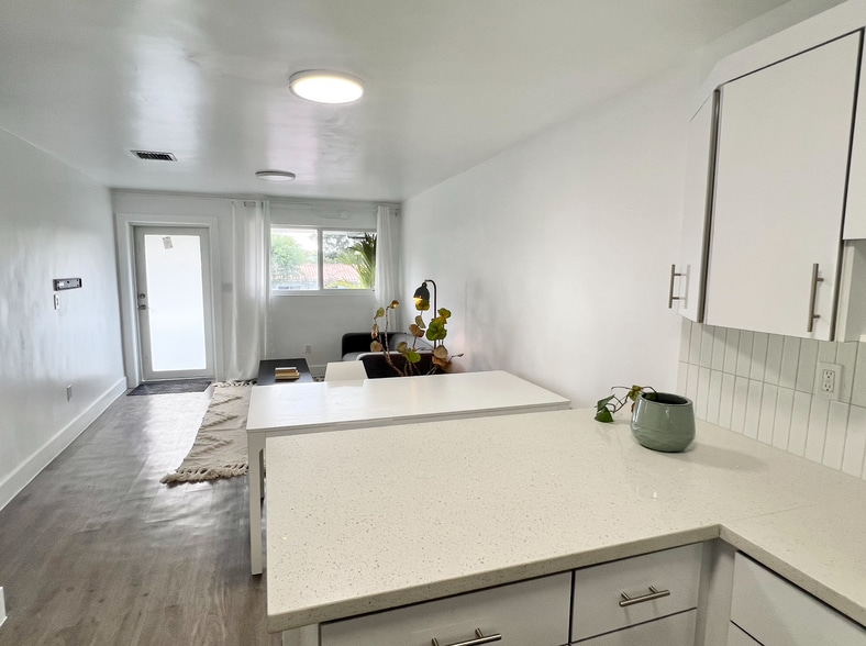 View from kitche to entrance door - 6863 NW 2nd Ave