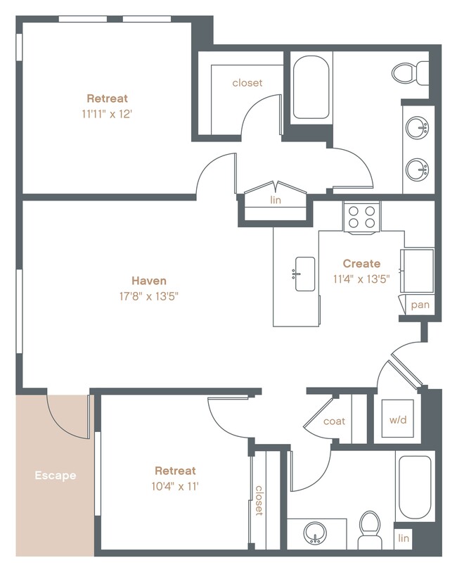 Floorplan - Alexan Downtown Danville