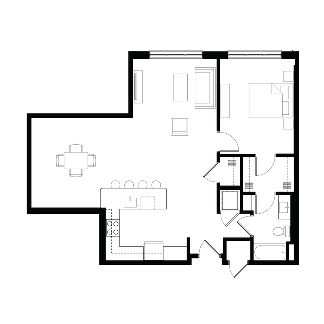 Floorplan - Zen Apartments  55+