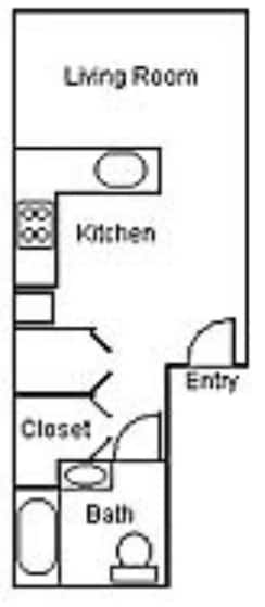 Studio - Summerglen Apartments