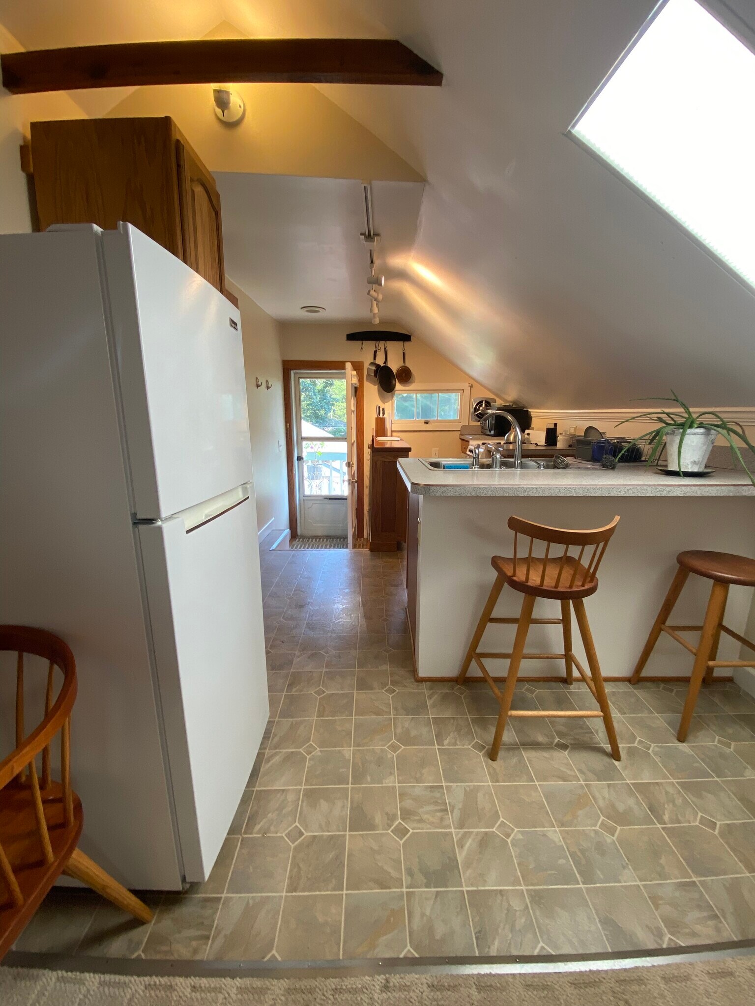 Kitchen from the living room - 1418 Coler Rd